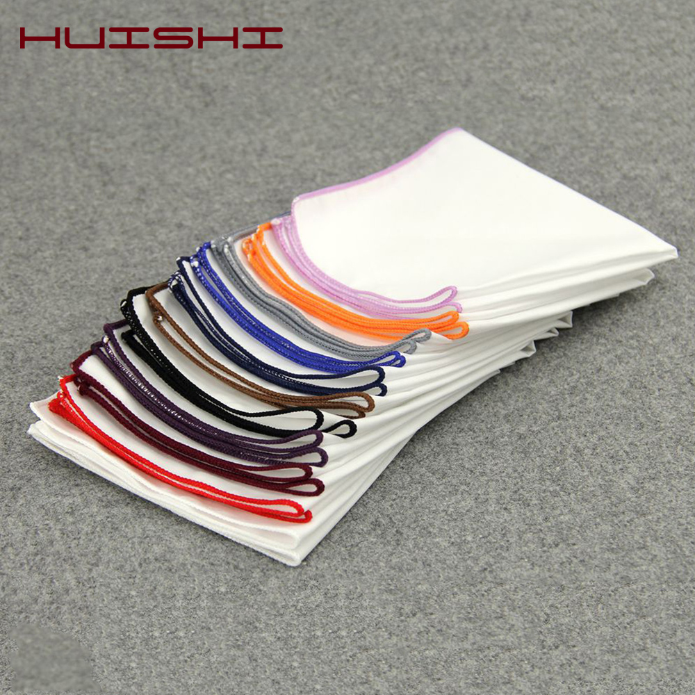 Handkerchief Cotton Men - Новый носовой платок, мужской белый карманный