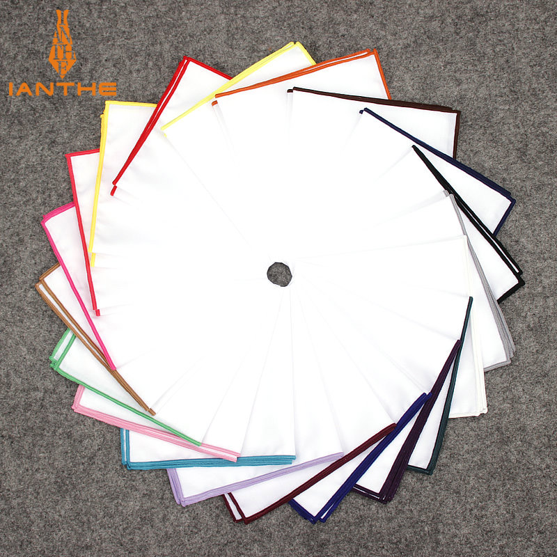 Handkerchief Cotton Men - 2018 модный Мужской Хлопковый белый носовой