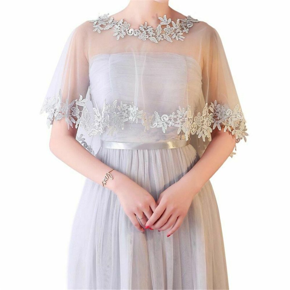 Stole Wedding Shawl - Модная повседневная свадебная накидка-кейп, вечерняя шаль,