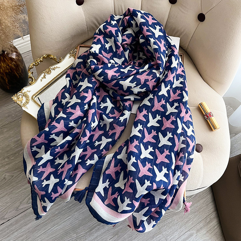 Pashmina Wrap Large - Роскошный брендовый шарф, хлопковая шаль, женская