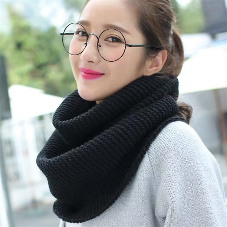 Infinity Scarf Knit - Зимний шарф для женщин, вязаный шарф