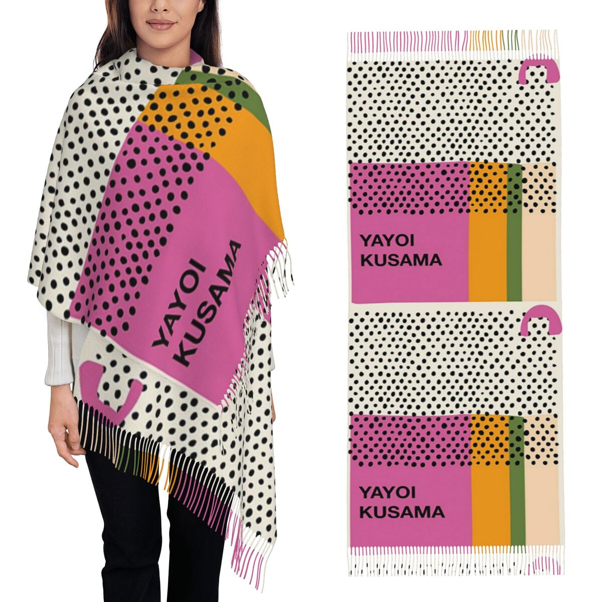 Infinity Scarf Knit - Роскошный шарф Yayoi Kusama Infinity в