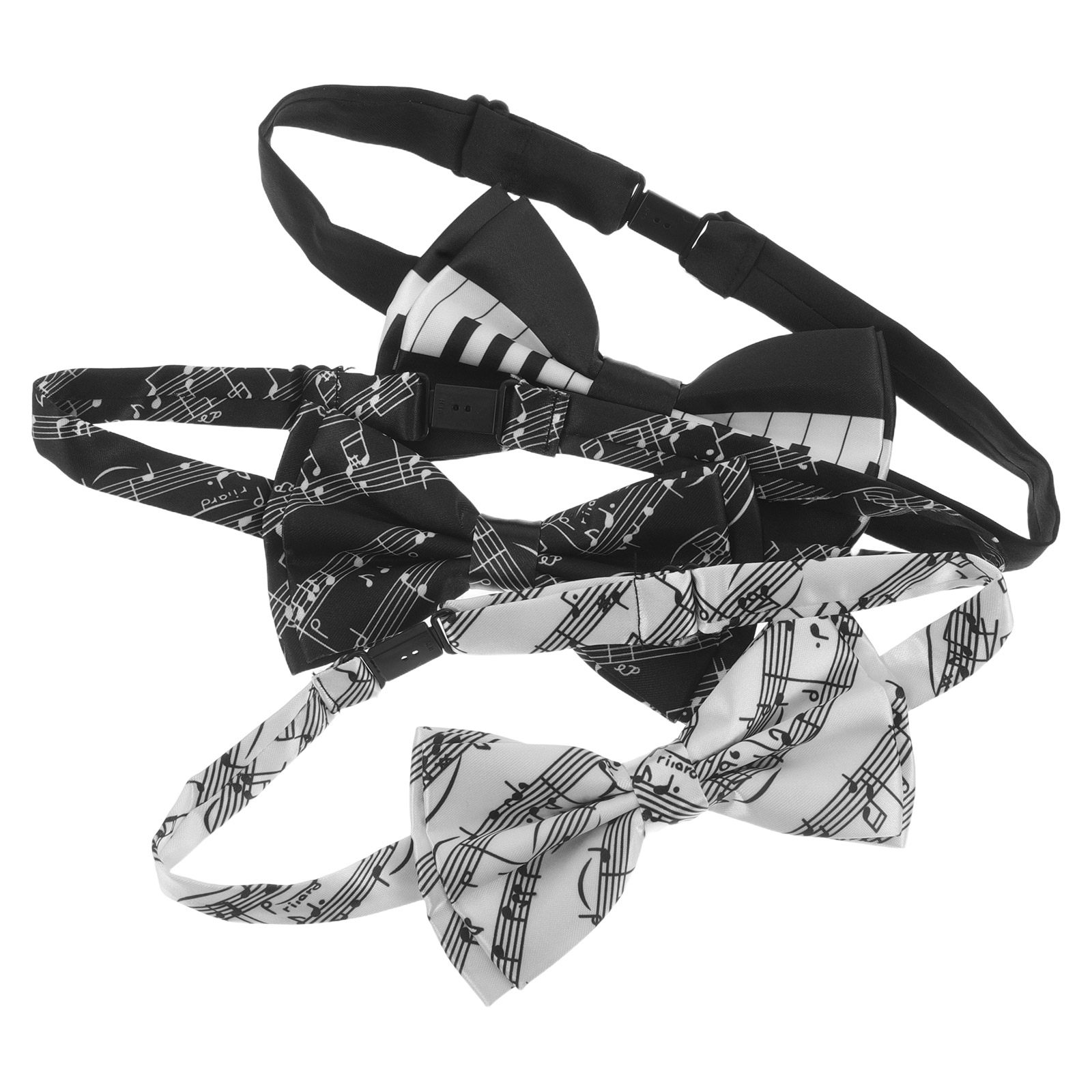 Bow Tie Pre Tied - Набор из 3 галстуков-бабочек с музыкальными
