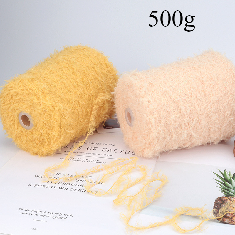 Woven Scarf Blanket - 500 г бархатная шерстяная пряжа Teddy,
