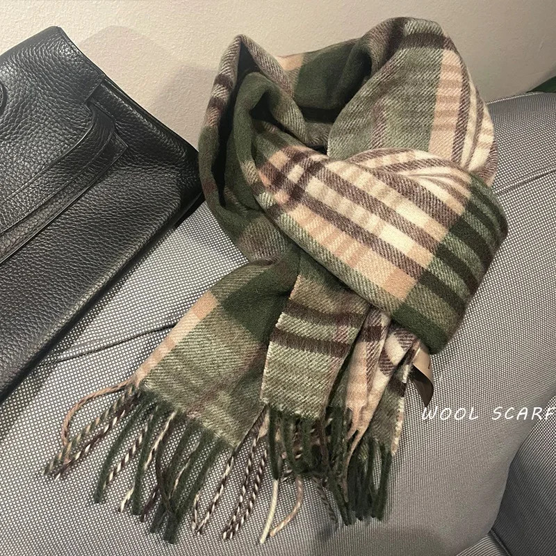 Muffler Men Wool - Высокое качество, шарф из 100% шерсти,