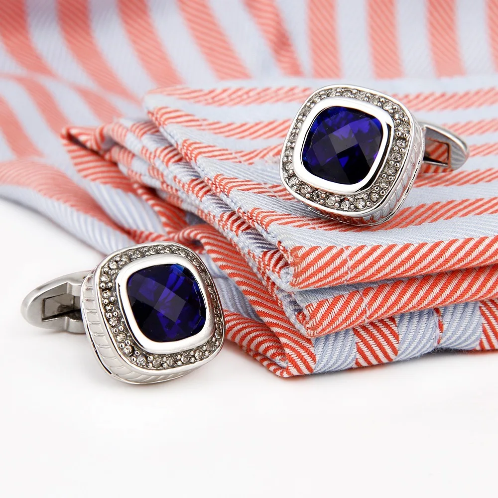 Tie Clip Silver - Запонки для мужчин, роскошные высококачественные рубашки,