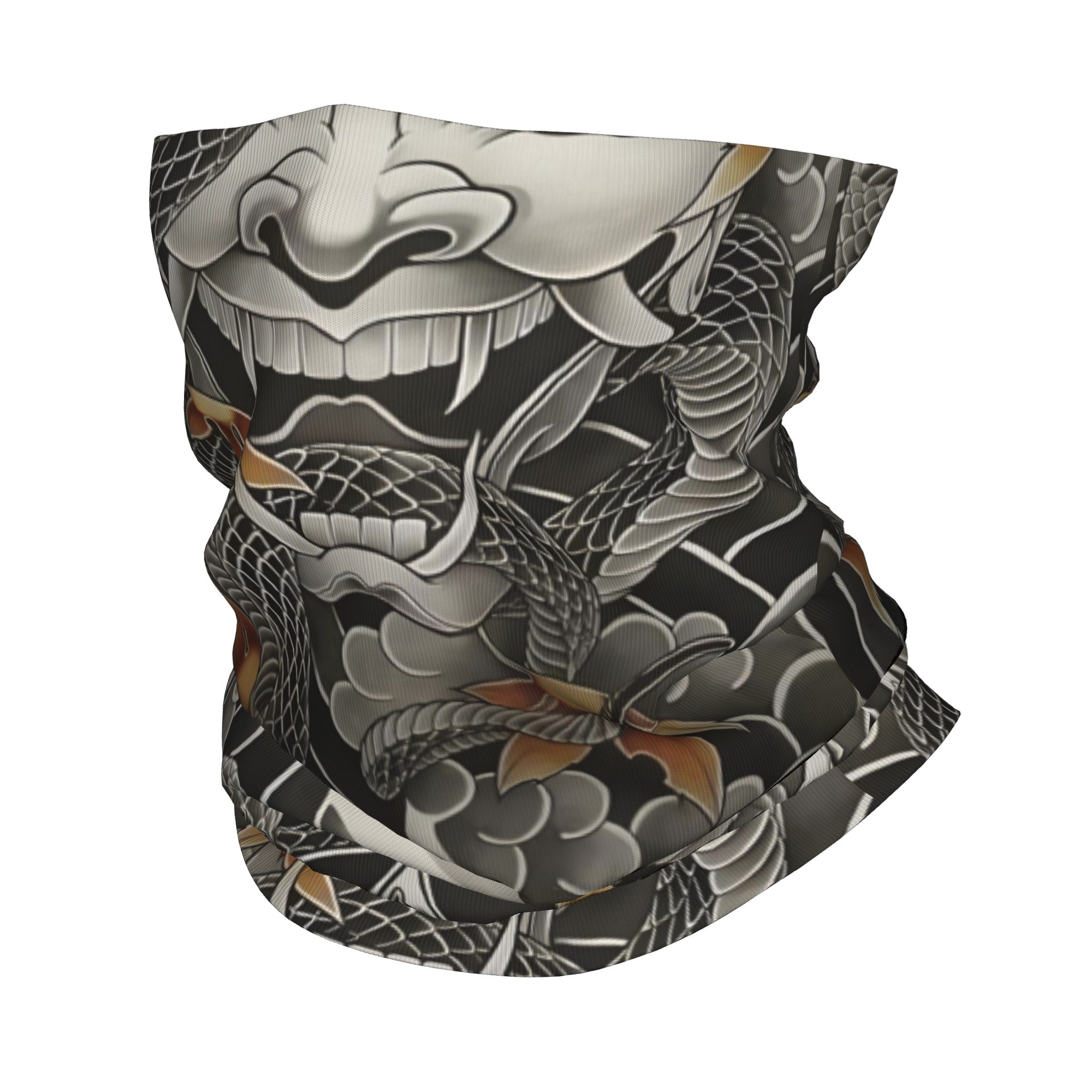 Neck Warmer Tube - Бандана на заказ Samurai Oni Demon,