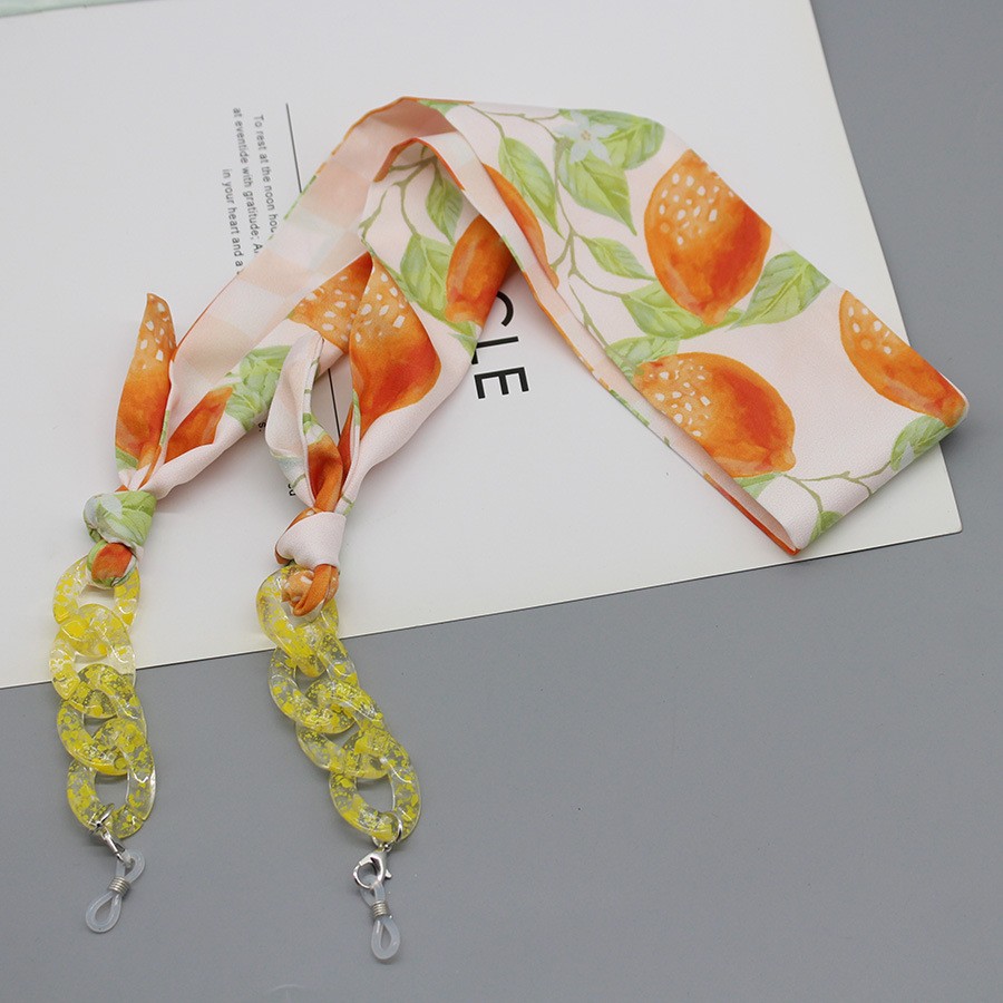 Silk Neck Scarf - Шелковый шарф в богемном стиле с