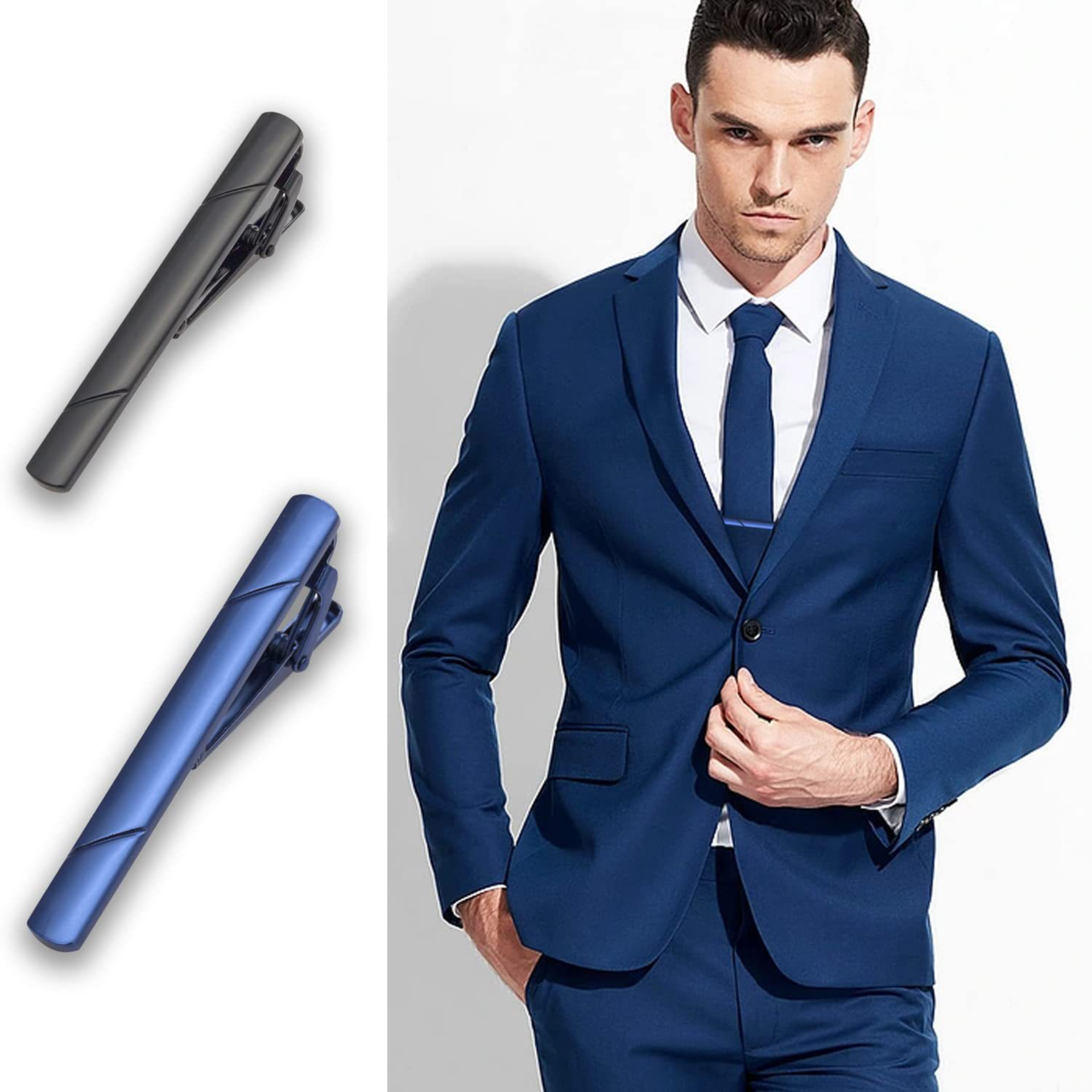 Tie Bar Set Gift - Металлические зажимы для галстука (1/4/6 шт.)
