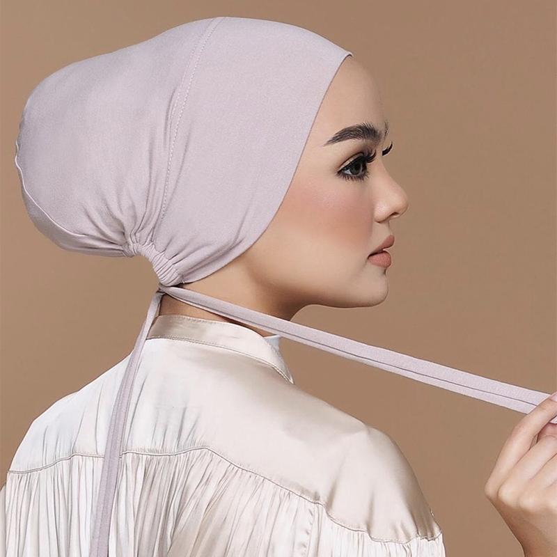Head Wrap Turban - Новая мягкая модальная мусульманская шапочка-тюрбан, внутренняя