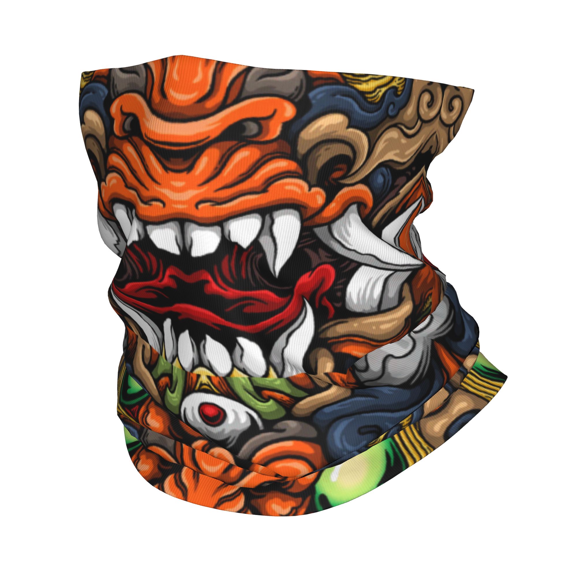Neck Warmer Tube - Зимняя повязка на голову Samurai Demon