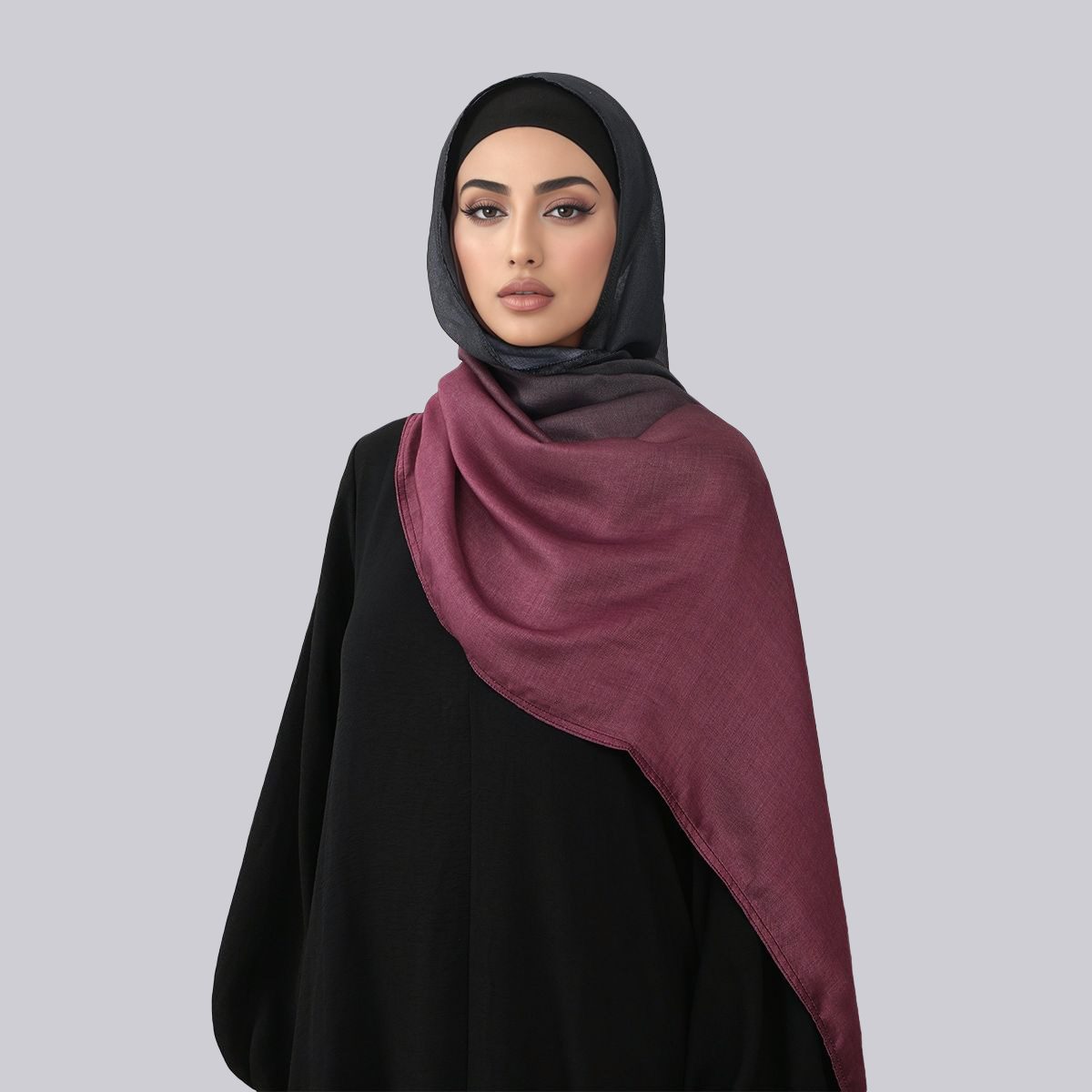 Head Wrap Turban - Женский градиентный хлопковый вискоза, хиджаб, шарф,