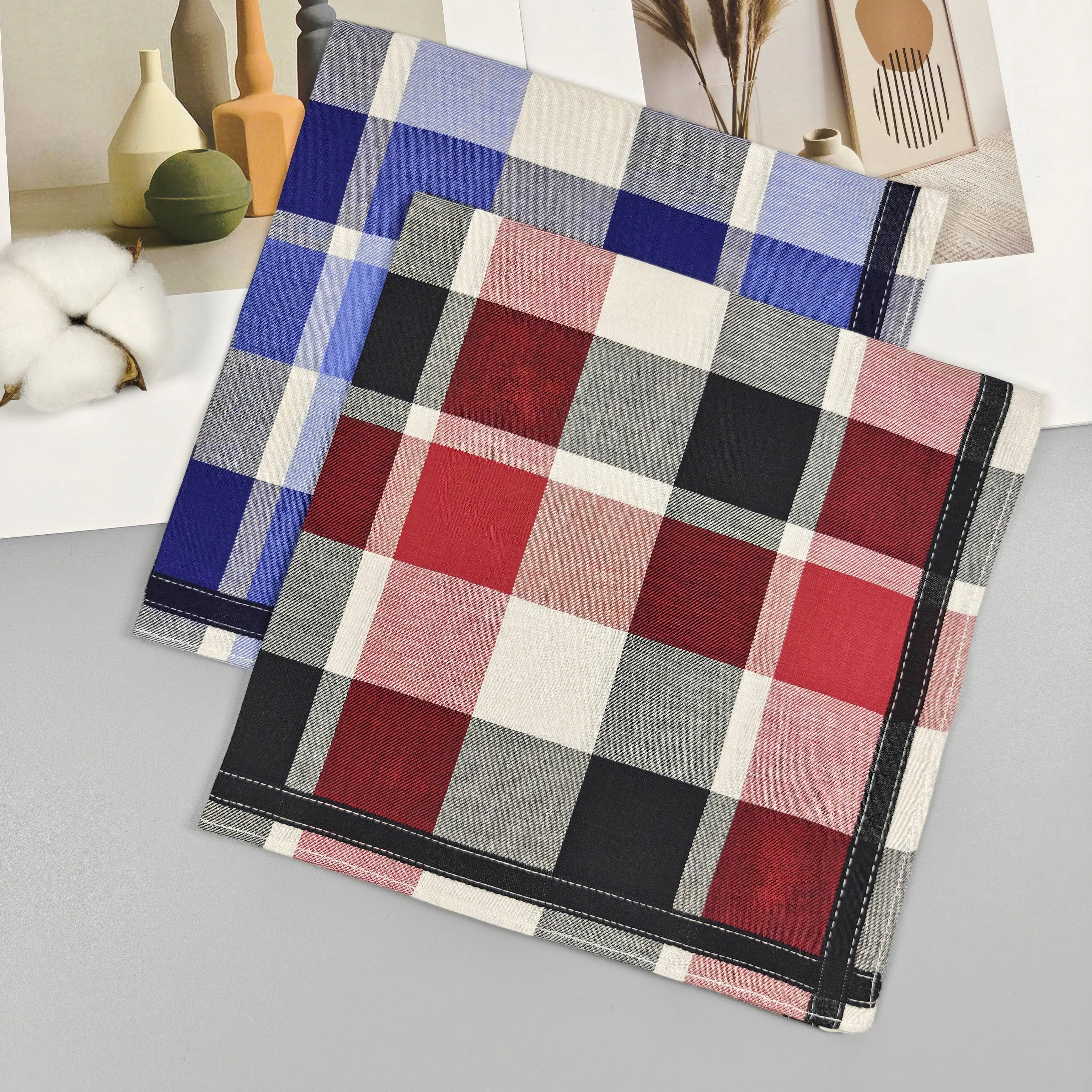 Handkerchief Cotton Men - 44,5 см/17,5 дюймов, новый модный хлопковый