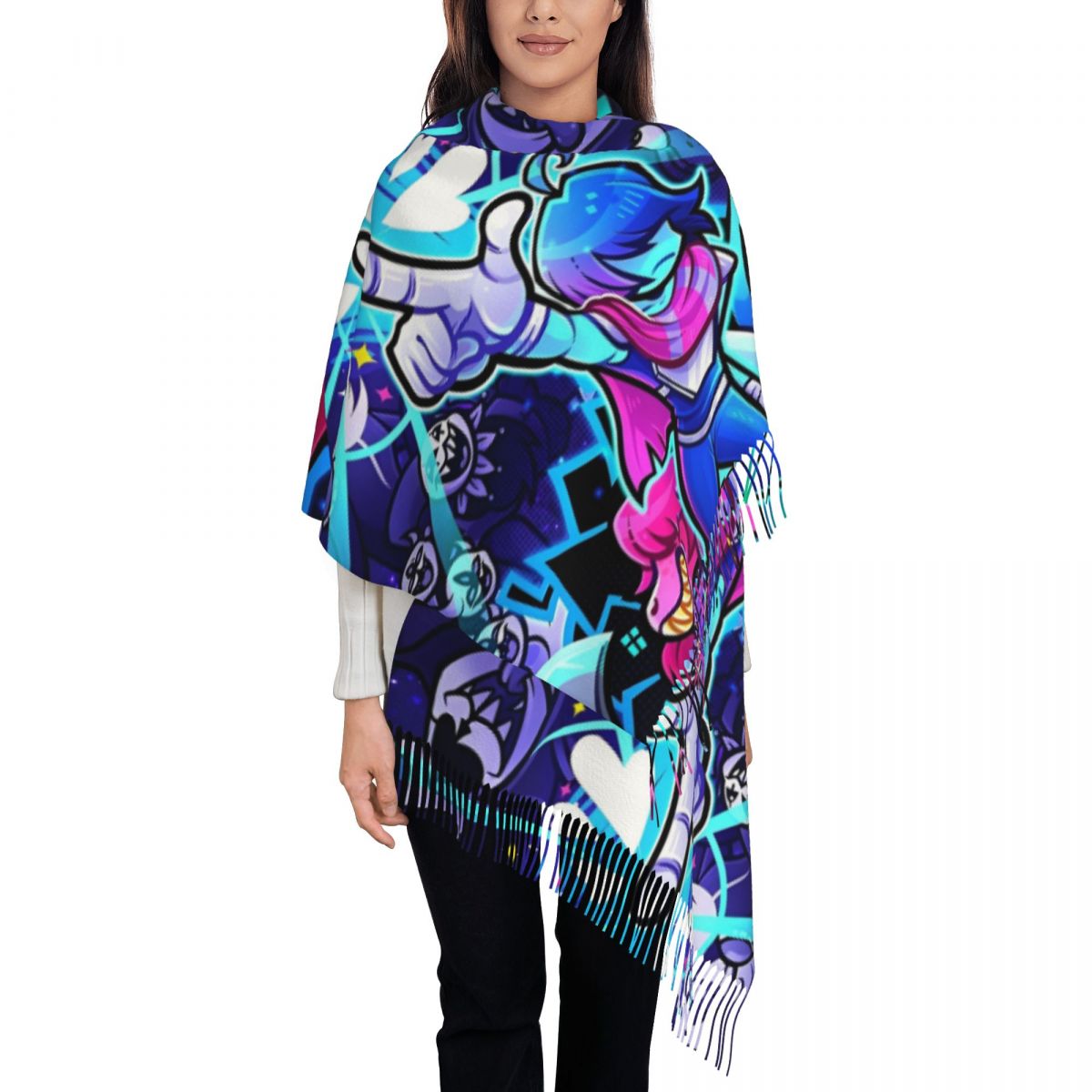 Шаль Deltarunes, женский зимни – обзор и цена Pashmina Wrap Large