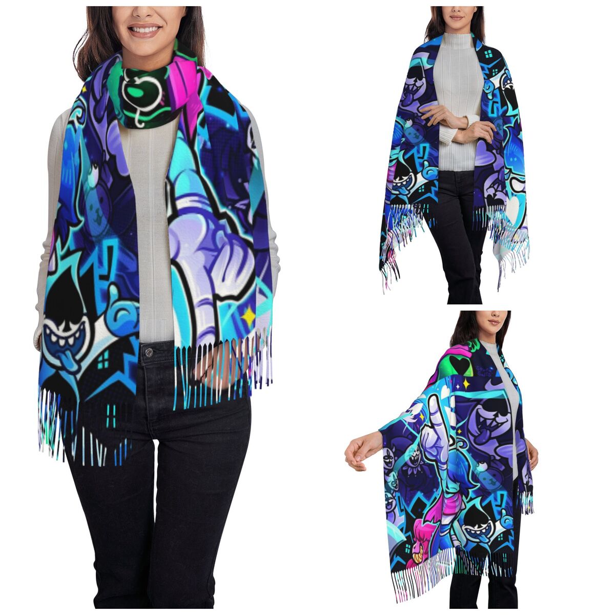 Шаль Deltarunes, женский зимни – обзор и цена Pashmina Wrap Large