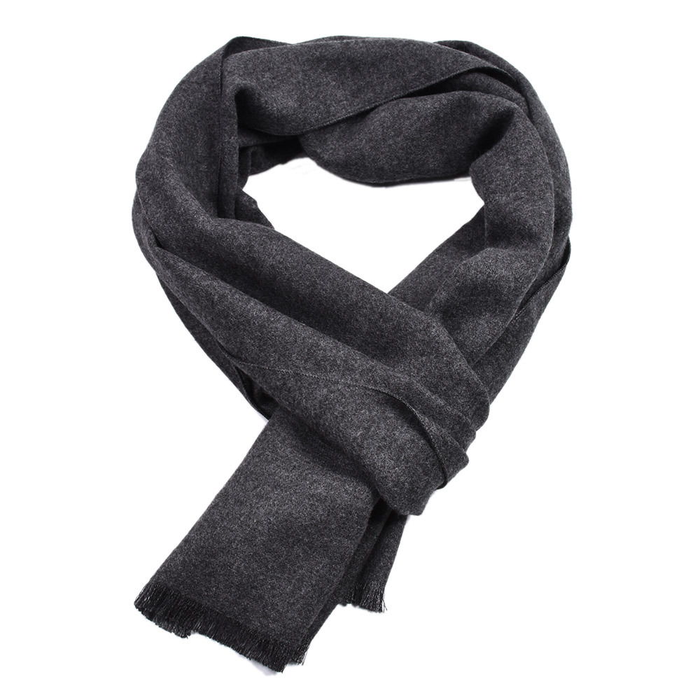Сплошной цвет кашемировый шарф – обзор и цена Muffler Men Wool