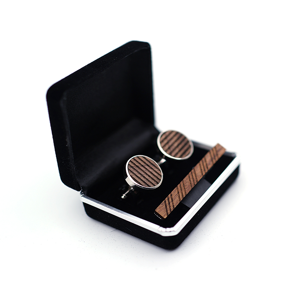 Высококачественные деревянные  – обзор и цена Tie Bar Set Gift