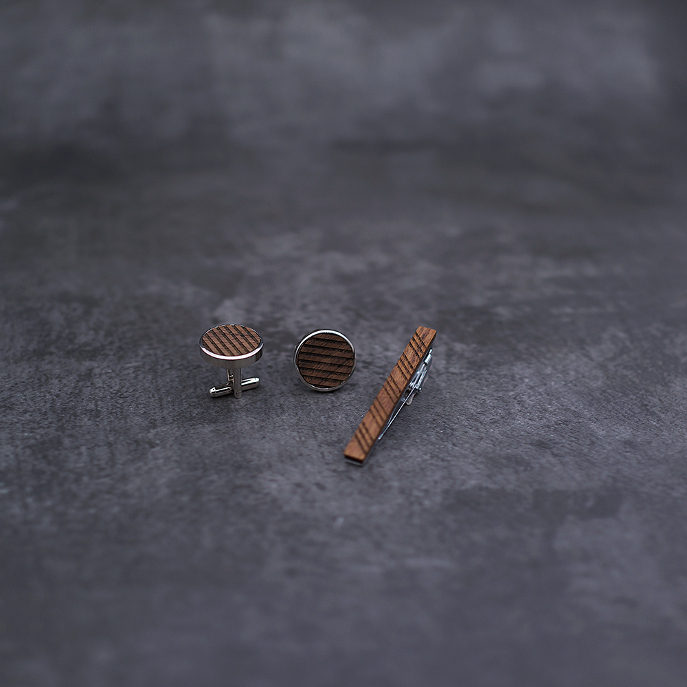 Высококачественные деревянные  – обзор и цена Tie Bar Set Gift