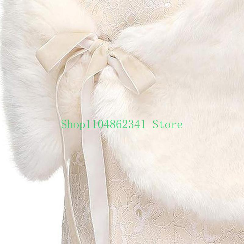 652F Изысканный палантин из ис – обзор и цена Stole Wedding Shawl