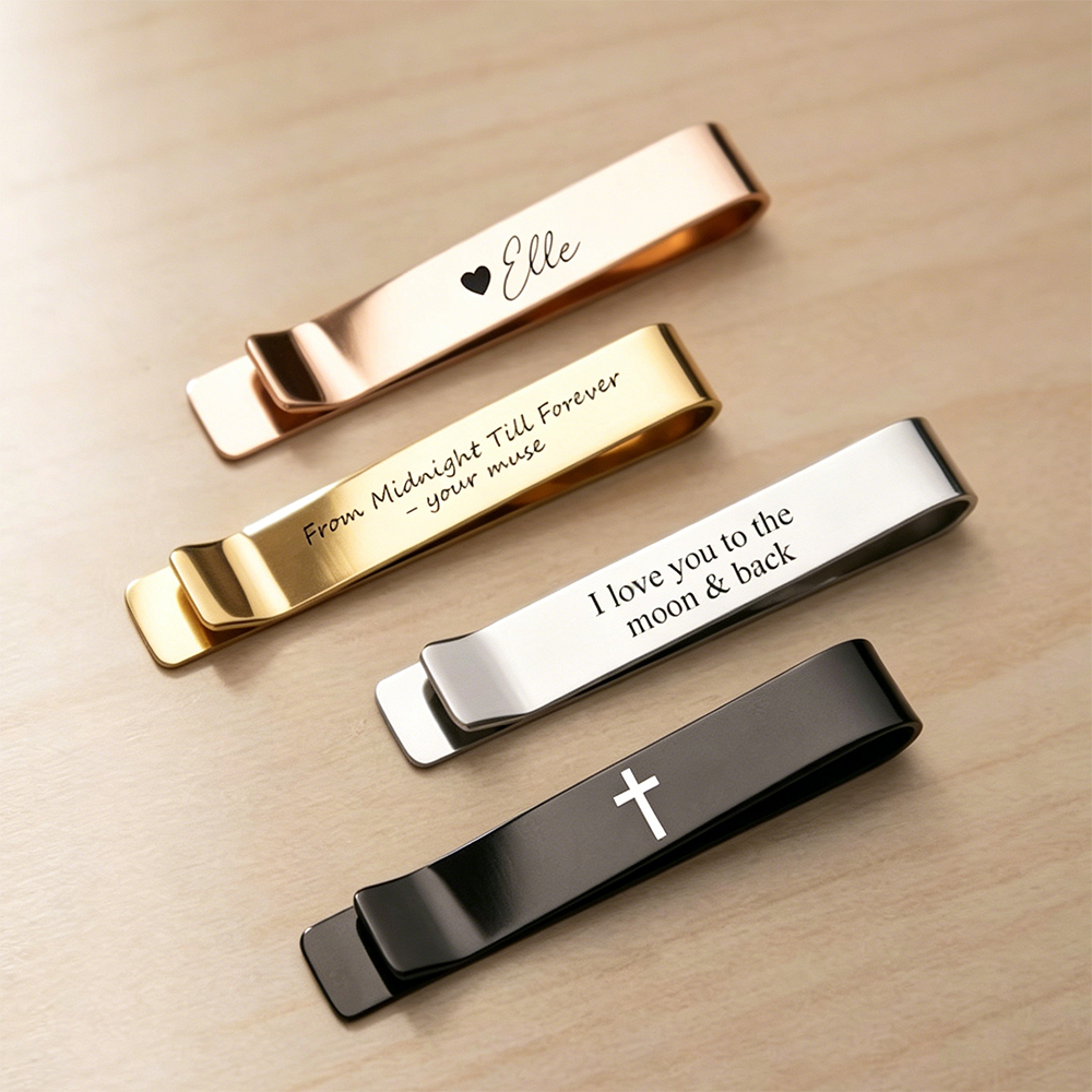 Зажим для галстука из нержавею – обзор и цена Tie Clip Silver