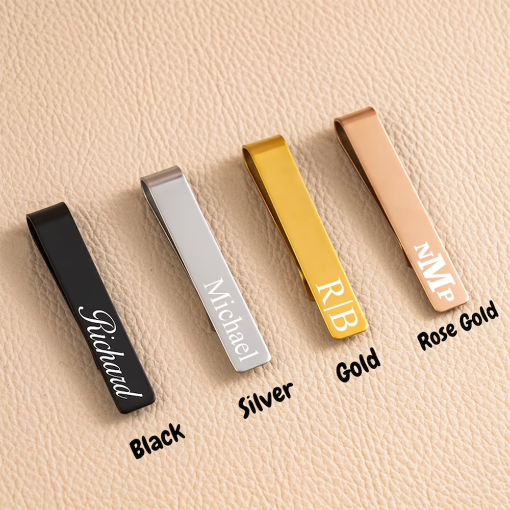 Зажим для галстука из нержавею – обзор и цена Tie Clip Silver