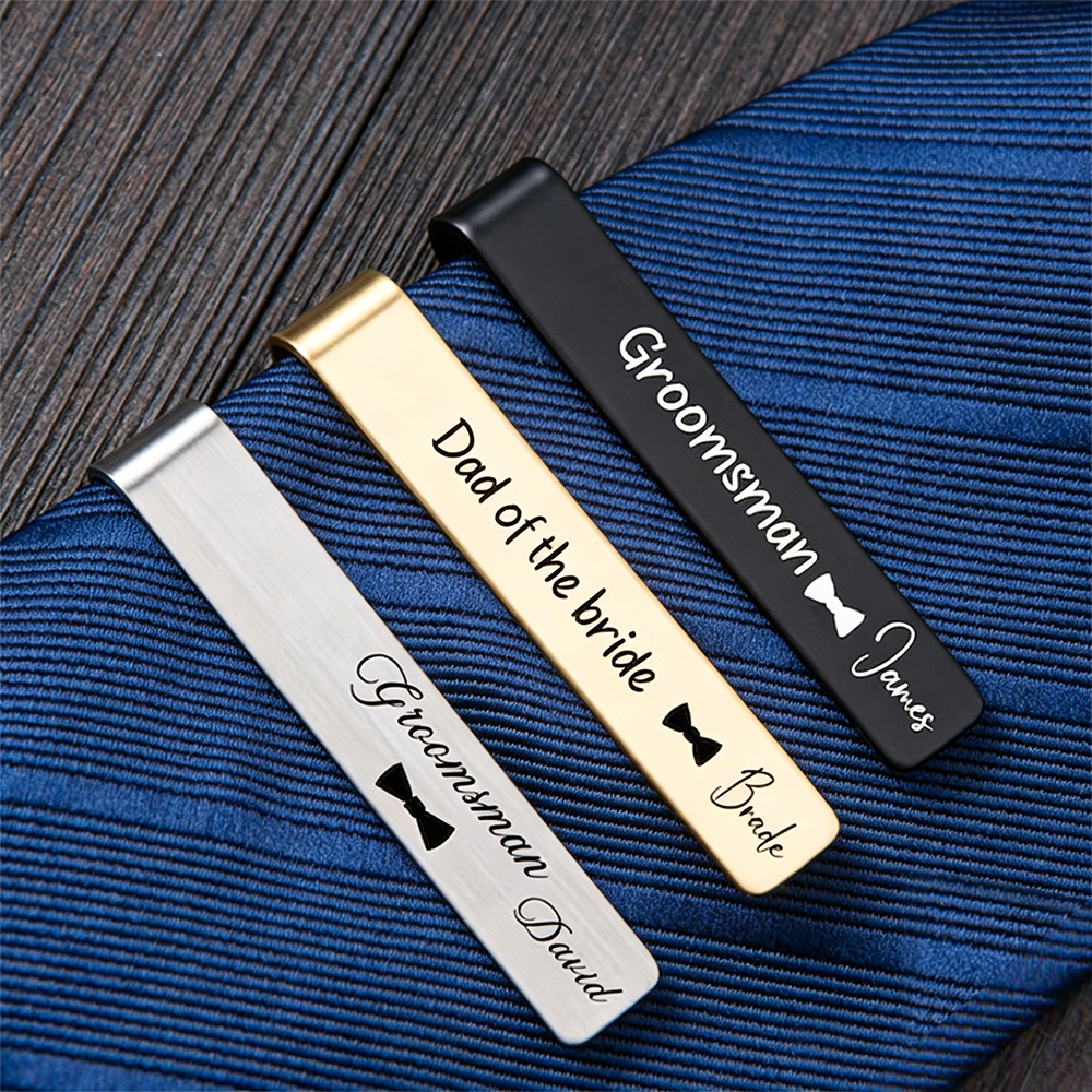 Зажим для галстука из нержавею – обзор и цена Tie Clip Silver