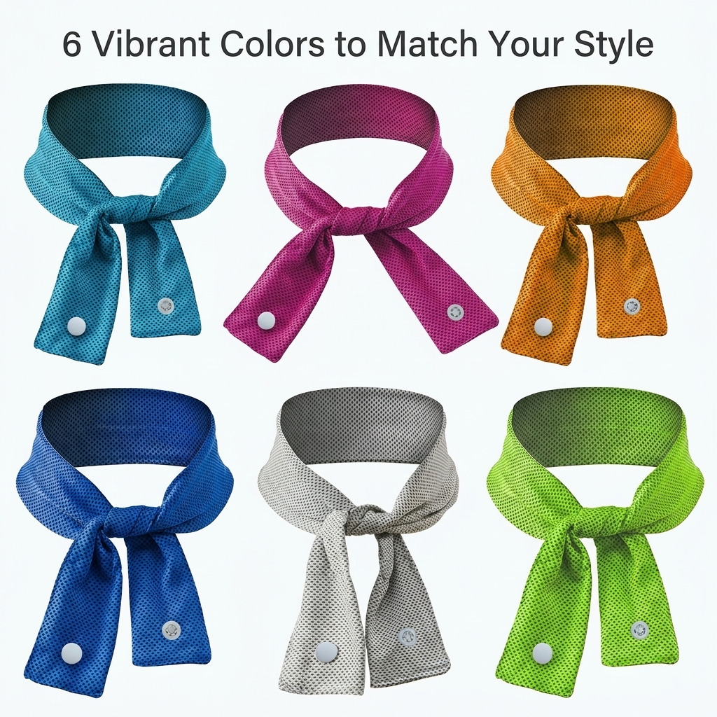 Охлаждающий шейный платок-банд – обзор и цена Silk Neck Scarf
