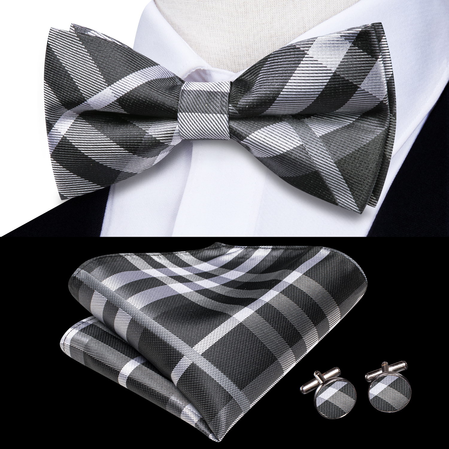 Мужской комплект: галстук-бабо – обзор и цена Bow Tie Pre Tied