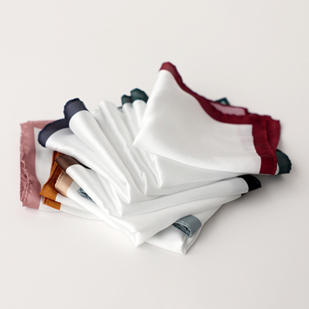 Модный корейский мужской костю – обзор и цена Pocket Square Set