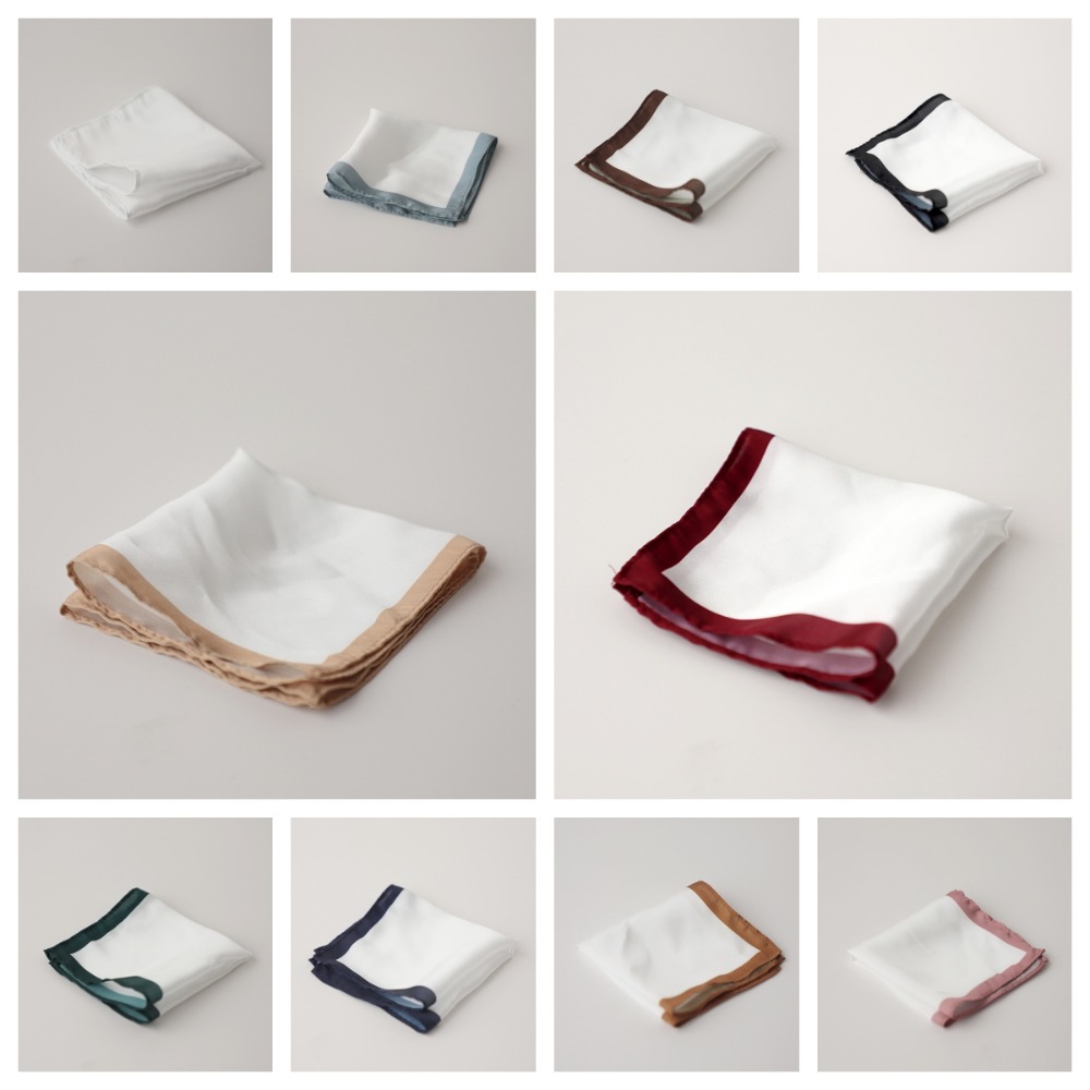 Модный корейский мужской костю – обзор и цена Pocket Square Set