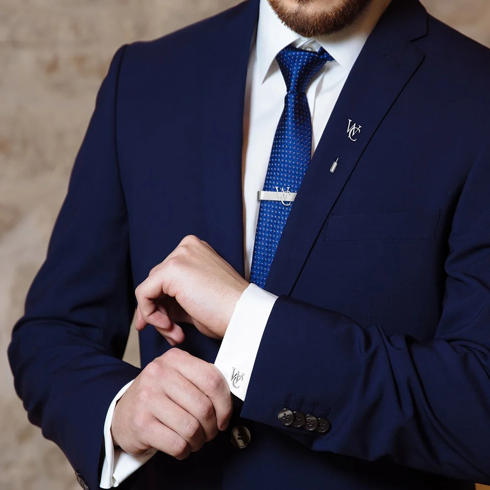 Персонализированные запонки/бу – обзор и цена Tie Bar Set Gift