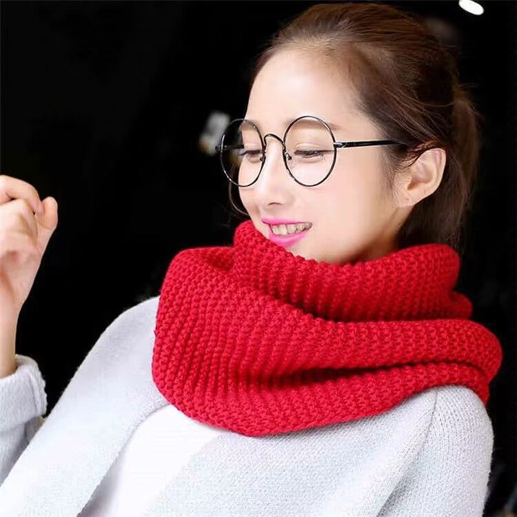 Зимний шарф для женщин, вязаны – обзор и цена Infinity Scarf Knit