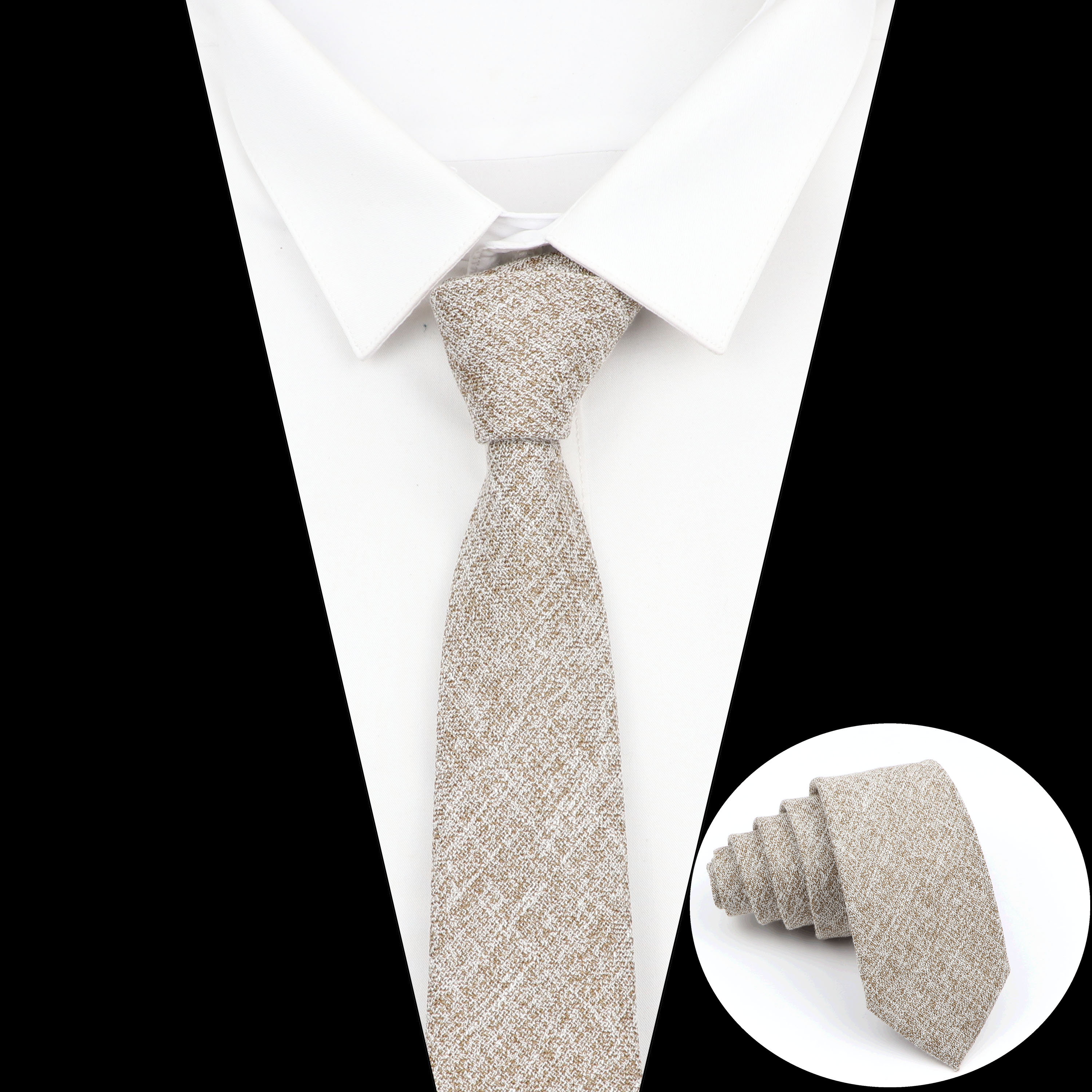 Модный черный мужской галстук  – обзор и цена Skinny Tie Men