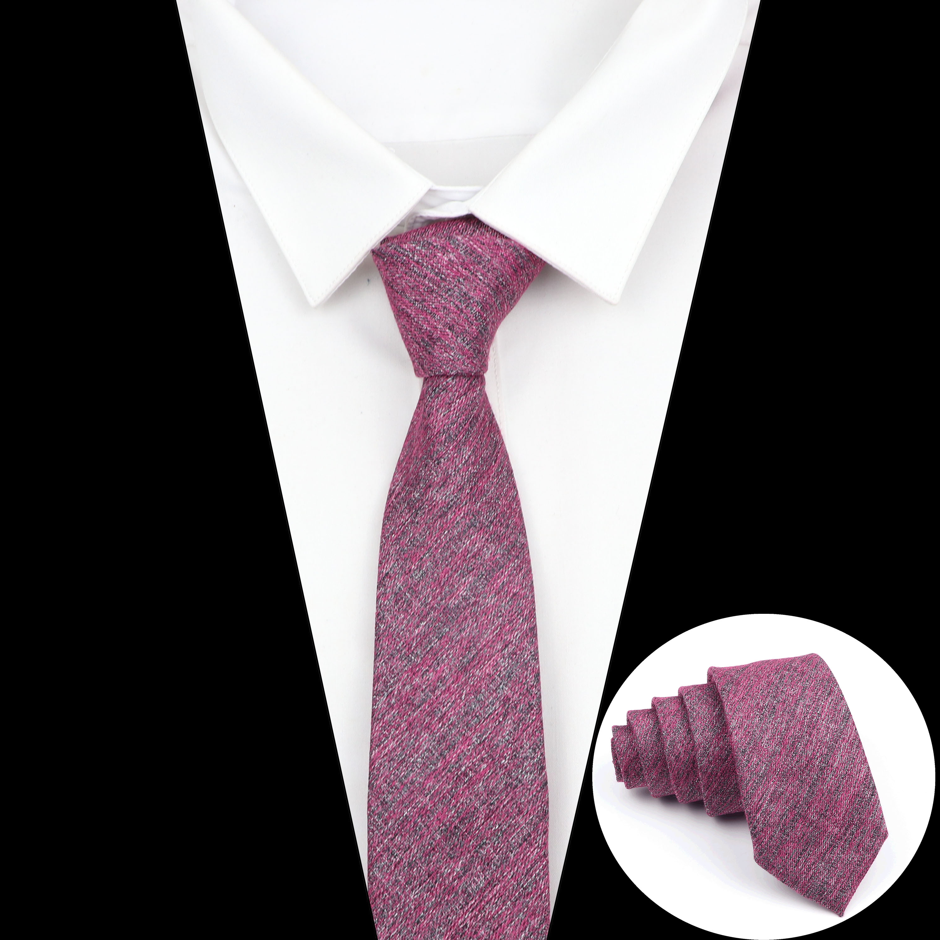 Модный черный мужской галстук  – обзор и цена Skinny Tie Men