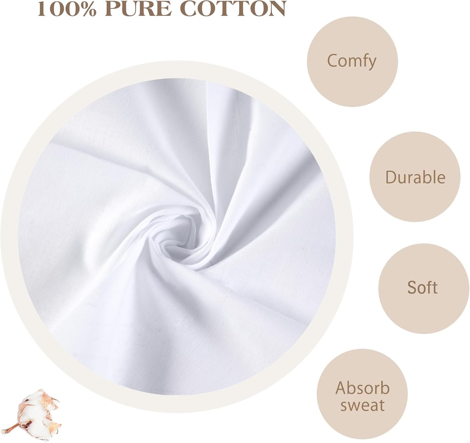 Мужской чистый белый носовой п – обзор и цена Handkerchief Cotton Men