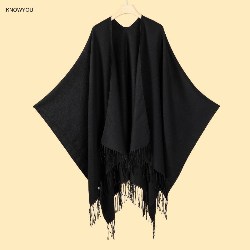 Сплошной цвет пончо для мужчин – обзор и цена Muffler Men Wool