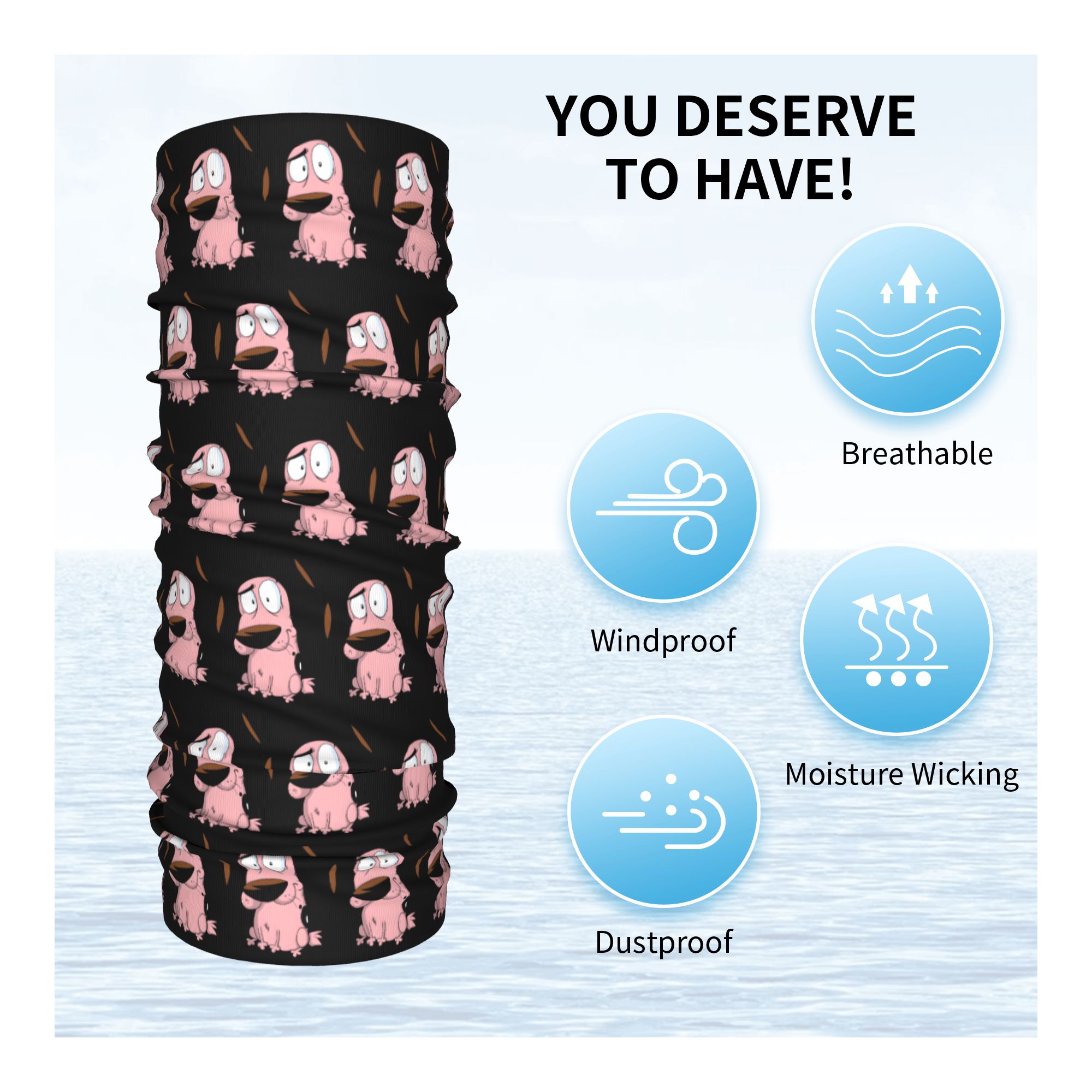 Зимняя повязка на голову и шею – обзор и цена Neck Warmer Tube