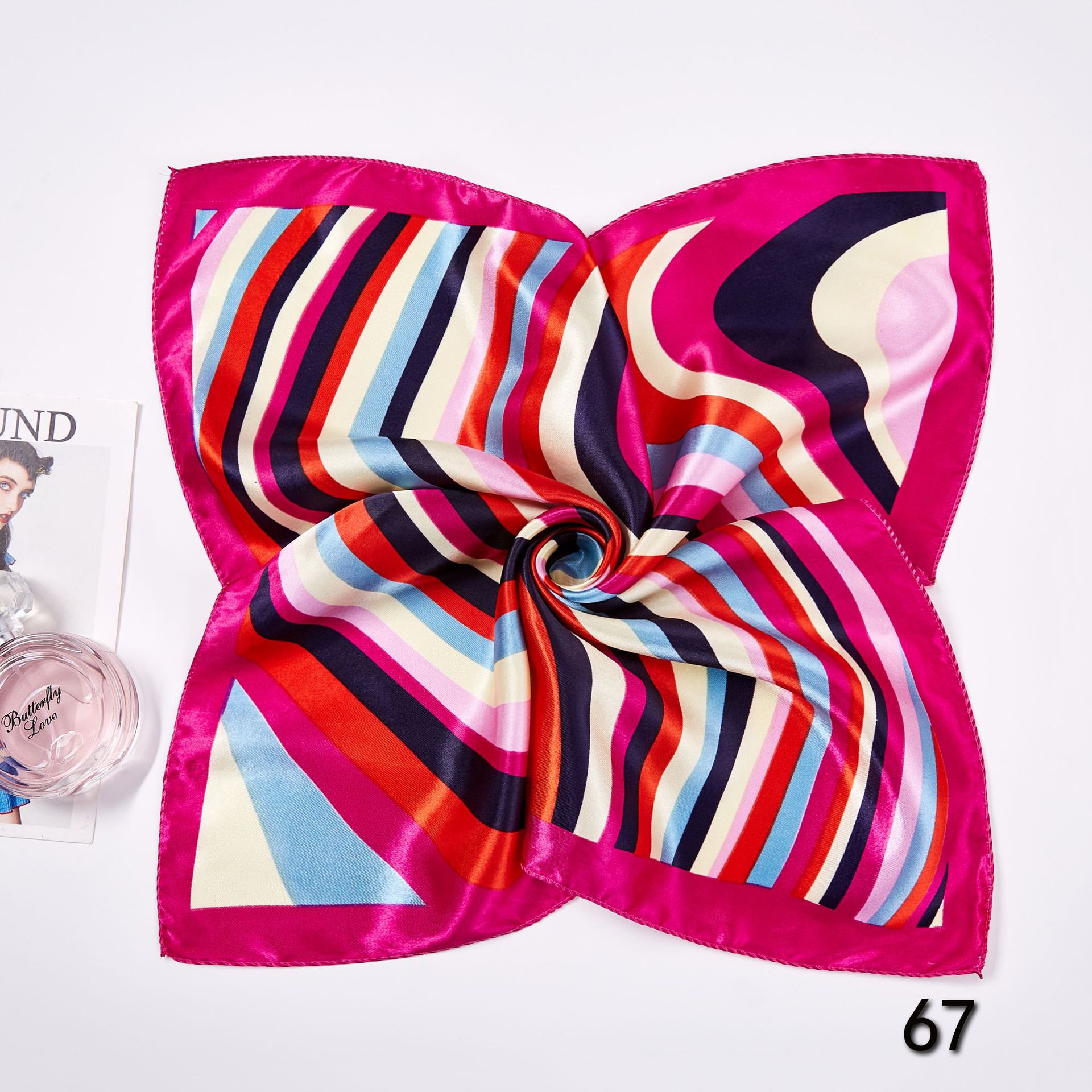 50*50 см квадратные шелковые ш – обзор и цена Face Scarf Mask