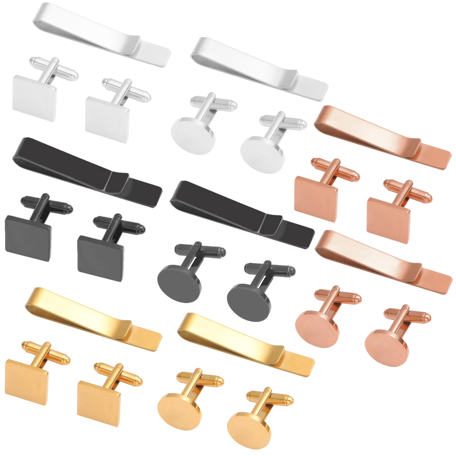 Freeteeme новые модные запонки – обзор и цена Tie Bar Set Gift