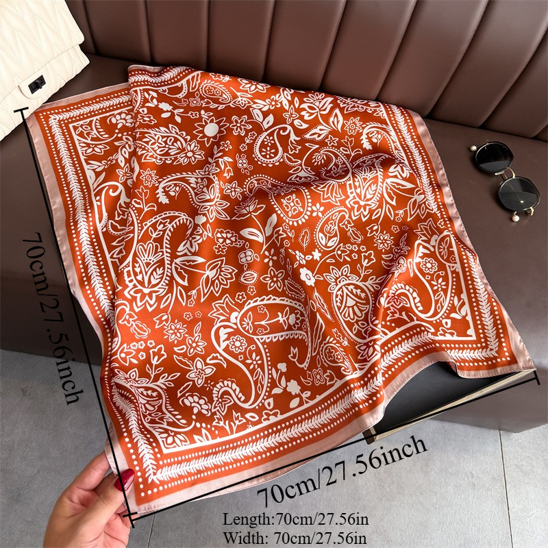 Шелковый платок с принтом кешь – обзор и цена Silk Neck Scarf