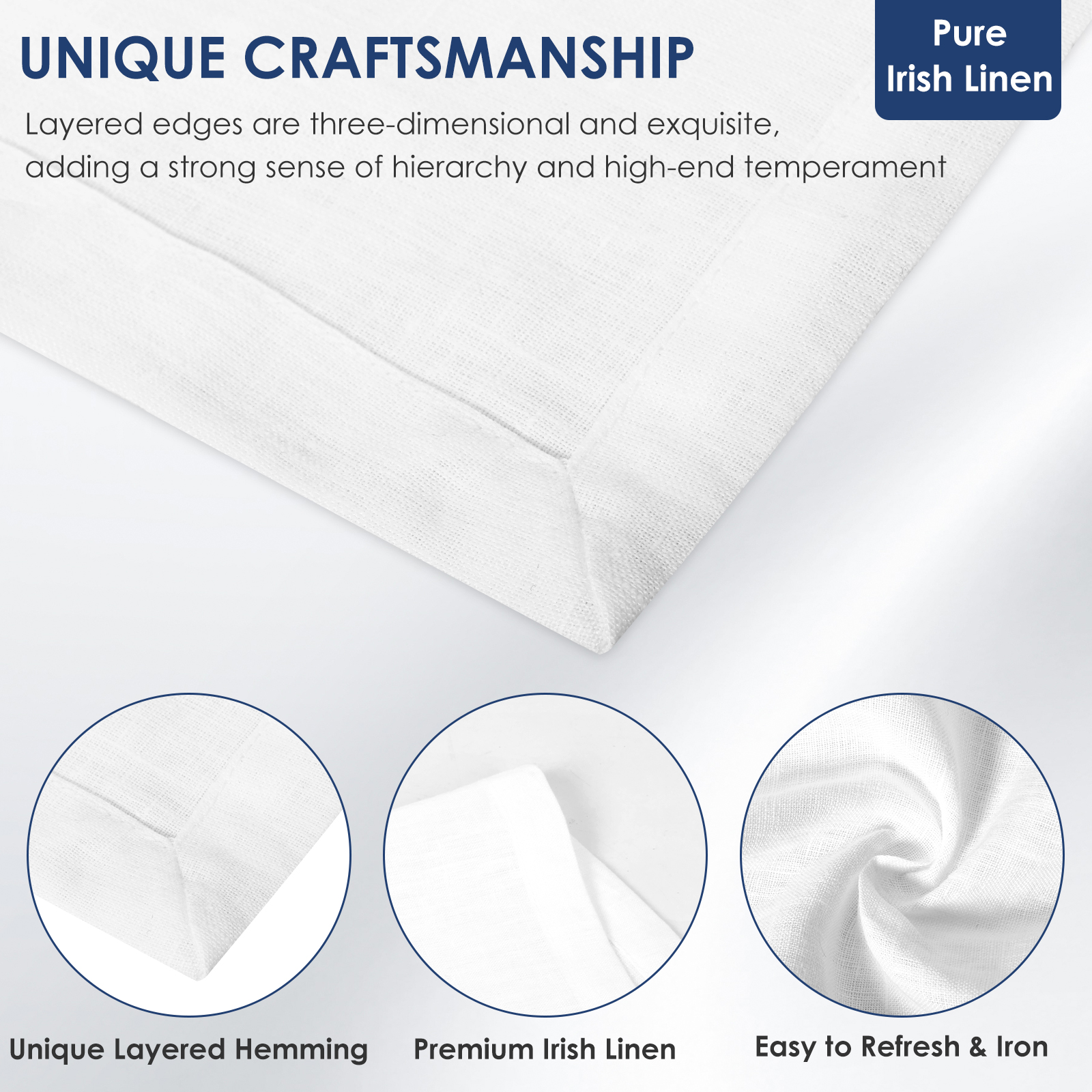 Льняные носовые платки 30 см,  – обзор и цена Handkerchief Cotton Men