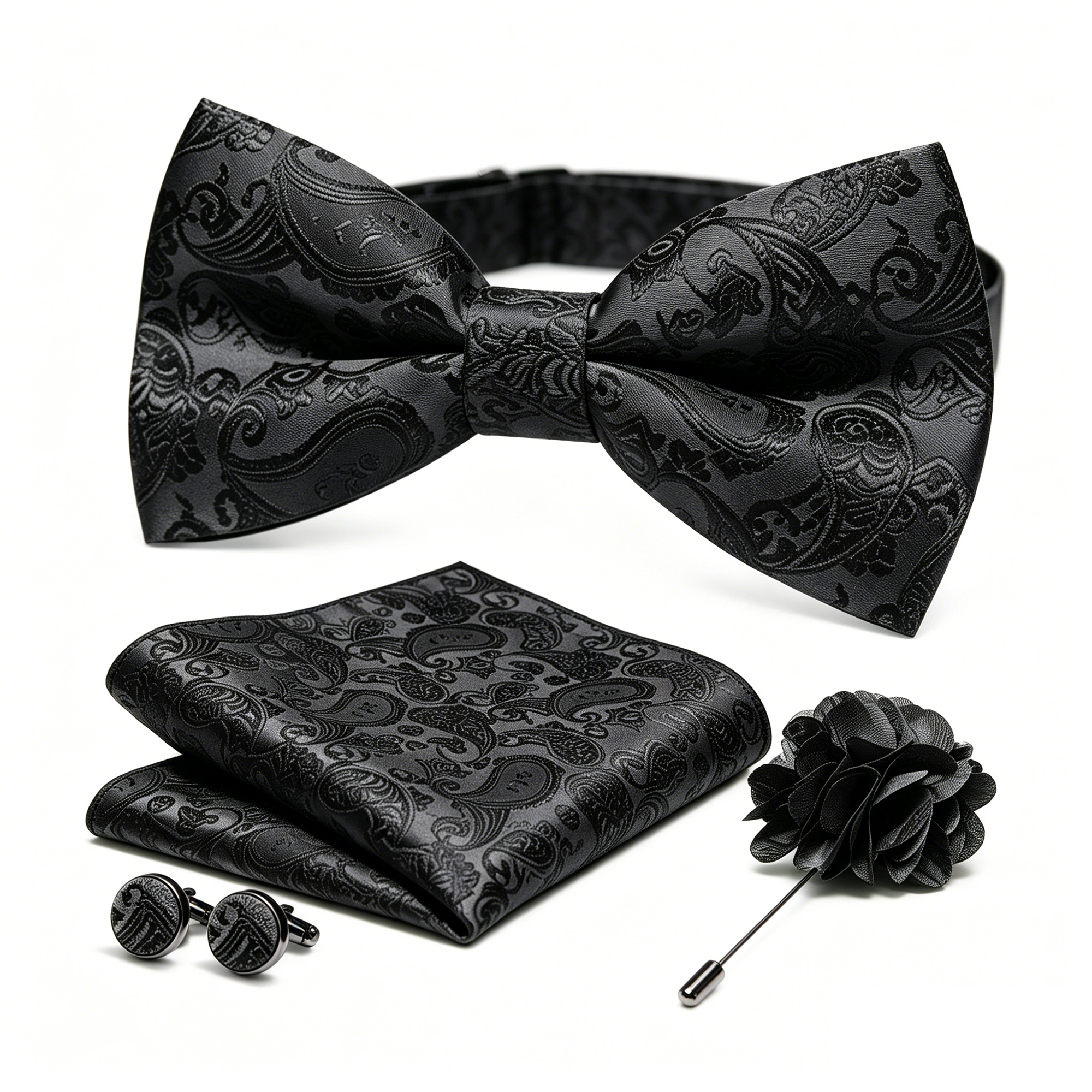 Набор из 36 предметов: черный  – обзор и цена Bow Tie Pre Tied