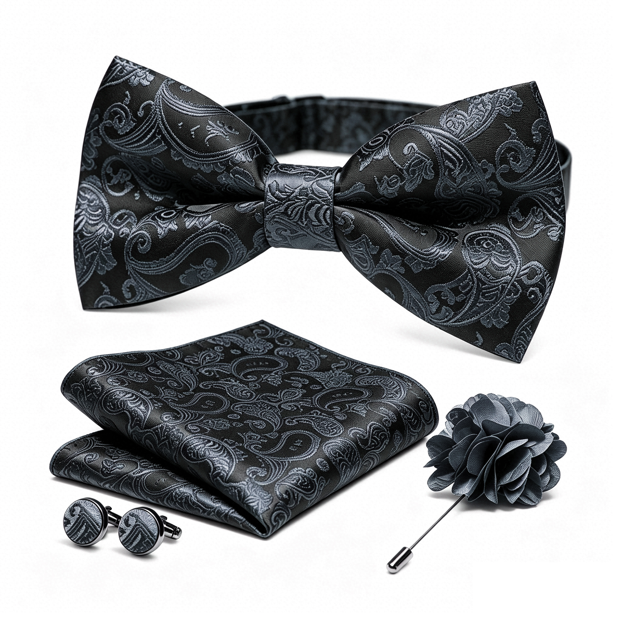 Набор из 36 предметов: черный  – обзор и цена Bow Tie Pre Tied