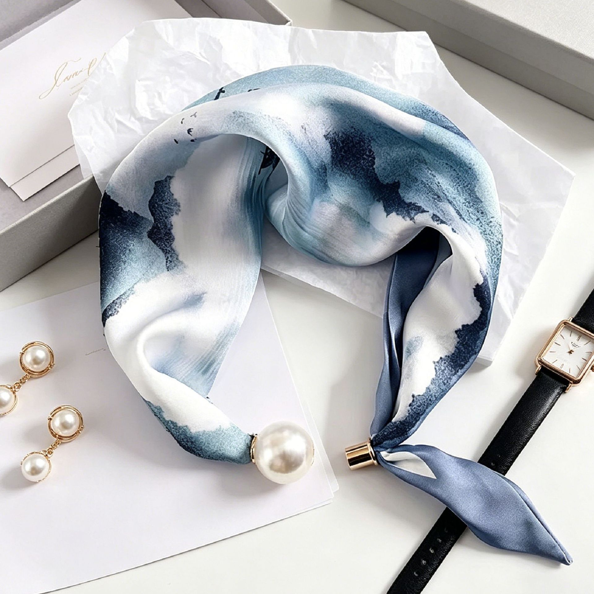 Элегантные шикарные шарфы с же – обзор и цена Ascot Neck Scarf