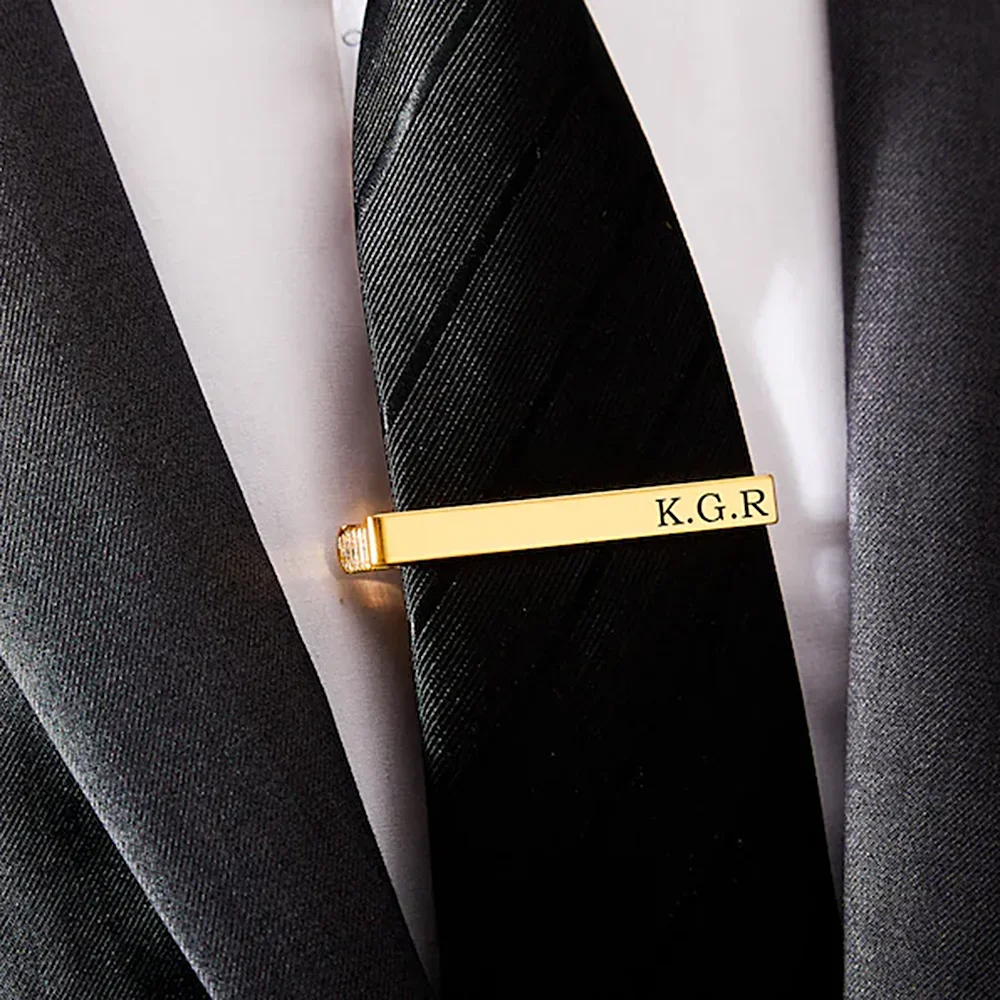 Новые резные зажимы для галсту – обзор и цена Tie Clip Silver
