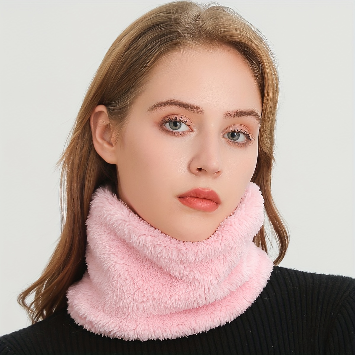 Ветрозащитный плюшевый шарф «Б – обзор и цена Infinity Scarf Knit