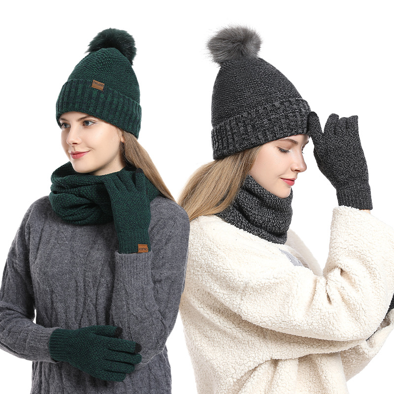 Женский зимний комплект из 3 п – обзор и цена Infinity Scarf Knit