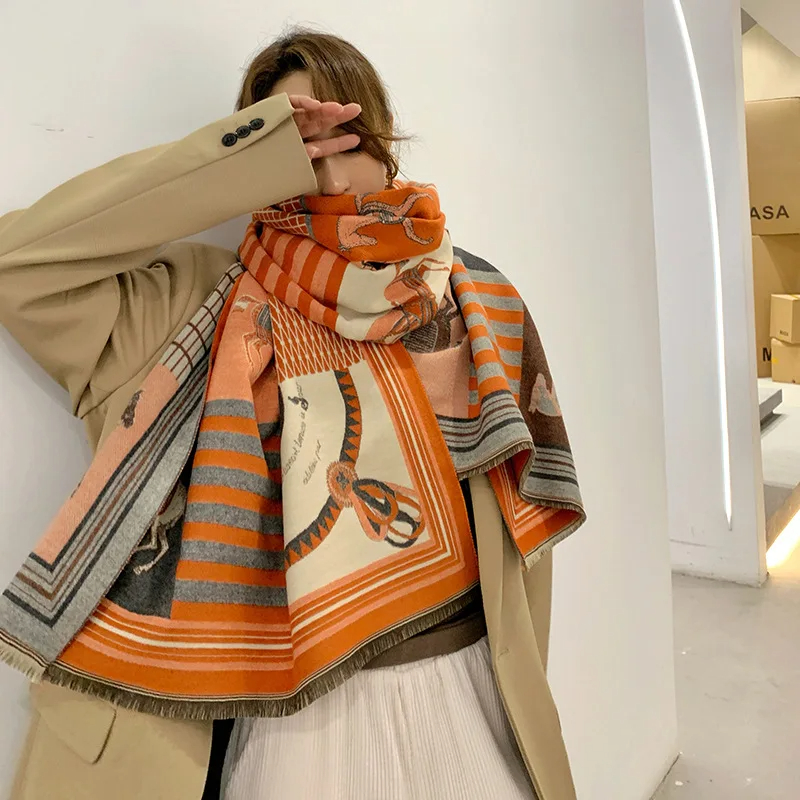Новинка 2024, роскошный зимний – обзор и цена Woven Scarf Blanket