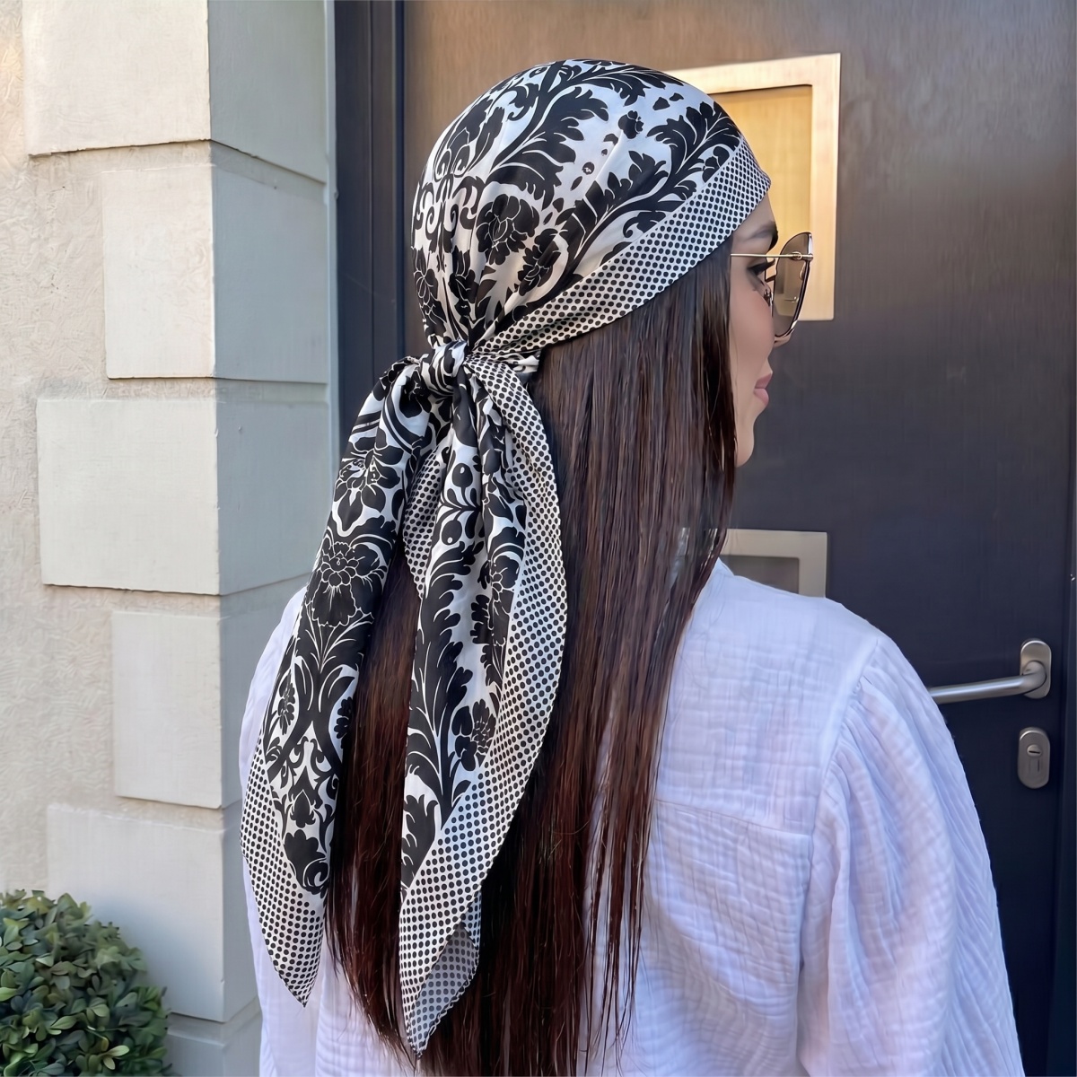 НОВЫЙ Женский шелковый квадрат – обзор и цена Pashmina Wrap Large