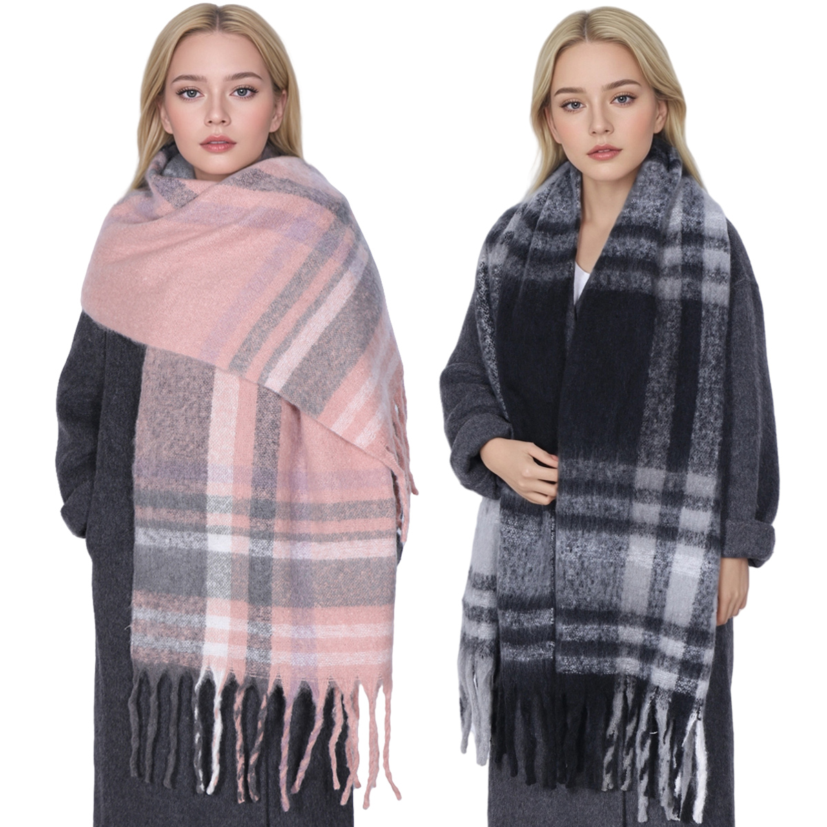 Зимний кашемировый шарф в толс – обзор и цена Pashmina Wrap Large
